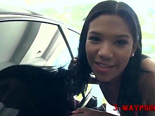 interracial ffm threesome with two amazing babes fucking