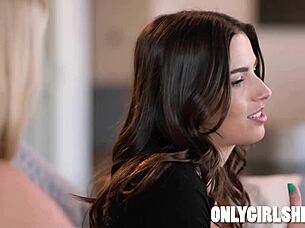 shy squirter Rachael Cavalli teams up with Chanel Camryn in fun scene