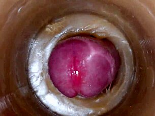 BOLD PARTIAL ALL CAPS HUGE EJACULATORY DOSE OF SPERM IN PUSSY TOY ASMR