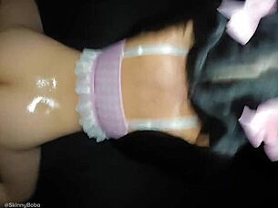fucking petite 18yo asian in pigtails bent over feels so surreal