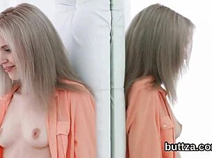 Oh man, this luscious slim girl gets her pink slit and small ass hole screwed so hard in anal action