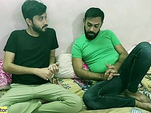 Hey, how about this amazing Indian threesome with bhabhi, innocent boy, and Tamil girl getting wild?