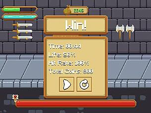 Cute blonde female warrior dives into wild sex scenes in new hentai game adventure 😍