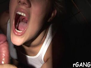 Hey girls, ready to strip and get group-fucked hard in this wild cum contest?