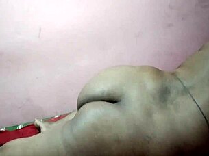 Indian wife enjoys playful moments with her friend