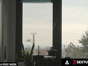 Oh wow, sexy babe Alyssa Bounty craves her tight juicy pussy fucked hard