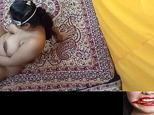 Hidden camera captures hot Indian woman getting fucked hard at party