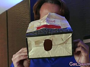 Two teens get facialized by old guy!