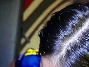 Guy discovers amateur asian profile on xvideos leading to sexy blowjob and facial cumshot.