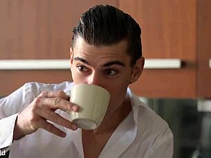 busty josephine tempts guy into fucking her juicy pussy in bedroom