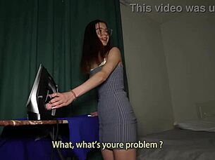 i got punished with a hard fuck cuz i ruined his t-shirt... oops