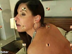 I feel so aroused as brunette india summer rides that big cock anally with passion.