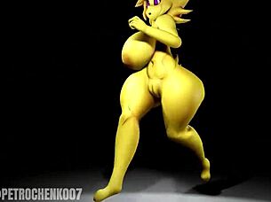 Busty FNIA HMV! Massive Tits in 3D Action Explode with Raw Intensity!