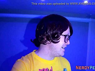 Busty British babe gets tricked into first time blowjob and handjob on cock with European amateur reality sucking