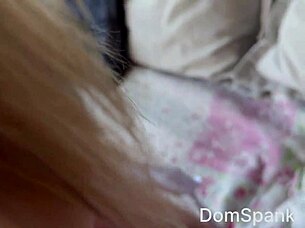 European teen 18+ submissive slut contrasts deepthroat blowjob with rough cock fucking and ass humiliation in homemade amateur clip