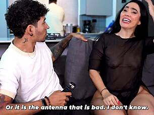 casual narrative follows big ass sarah black enjoying thiago lopez giving her what husband skips