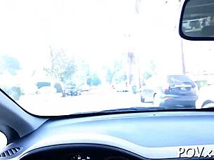 I feel so excited as this wet ass petite teen ignites passionate fucking sucking POV sex in our hot contest game