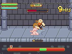 Cute blonde female warrior dives into wild sex scenes in new hentai game adventure 😍