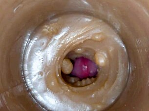 BOLD PARTIAL ALL CAPS HUGE EJACULATORY DOSE OF SPERM IN PUSSY TOY ASMR