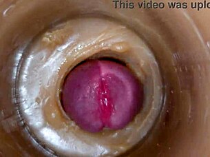 BOLD PARTIAL ALL CAPS HUGE EJACULATORY DOSE OF SPERM IN PUSSY TOY ASMR