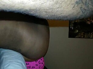 Ebony Bbw Redbone Handles Huge Monster Bbc Thrusts