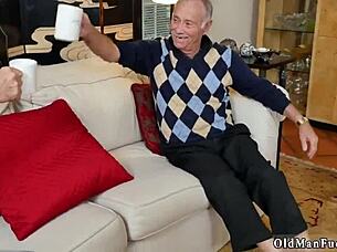 Old Man Licking Tight Pussy