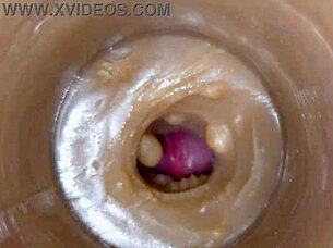 BOLD PARTIAL ALL CAPS HUGE EJACULATORY DOSE OF SPERM IN PUSSY TOY ASMR