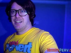 Busty British babe gets tricked into first time blowjob and handjob on cock with European amateur reality sucking