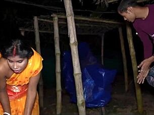 Desi Innocent Wife Gets Shared By Unlucky Husband In Rough Creampie Fucking On Ranch - Don't Cry!