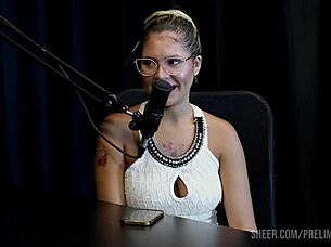 Oh wow, check out Barbara Sol's hottest moments in that preliminares podcast with Bia Hot - part 1 on Sheer Red!