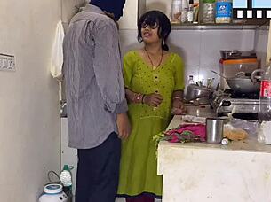 My husband surprises me while I cook and fucks me really good in the kitchen