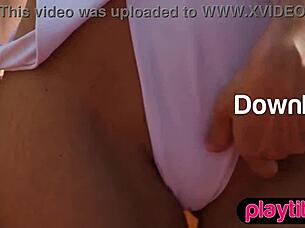 Slender Belgian Milf Strips Down Revealing Petite Body and Hairy Pussy