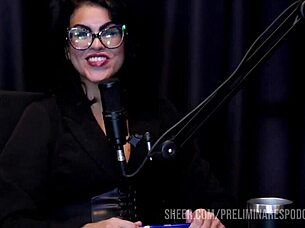 Oh wow, check out Barbara Sol's hottest moments in that preliminares podcast with Bia Hot - part 1 on Sheer Red!