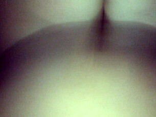 She rides him in REVERSE COWGIRL during their homemade interracial session.