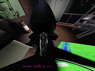 Massive BBC Stretches Out Big Booty Latina in Wild Roblox Encounter