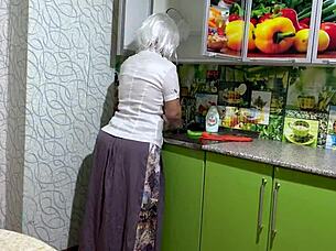 Granny's Big Ass Takes Intense Anal Pounding