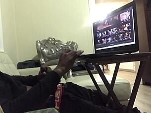 Hey, you think this submissive Arab milf in hijab can handle my cock while smoking and sucking like a whore?