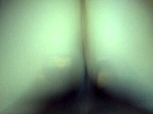 She rides him in REVERSE COWGIRL during their homemade interracial session.