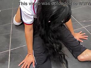 Bold Quickie With Tight Pussy Teen Riding Passionate Cowgirl In Car Doggystyle Action