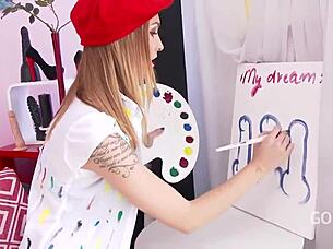 horny slut riding hard while craving tripple anal madness drenched whore stretching her filthy ass and wet smelly pussy as squirting gushes explode uncontrollably across the room with nasty double anal delight