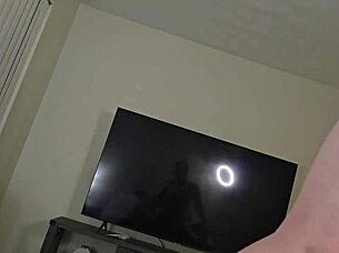 Redhead Snowbunny Oils Up Barefoot In Jungle To Ride Big Black Cock With Ass Shaking And Cum On Ass