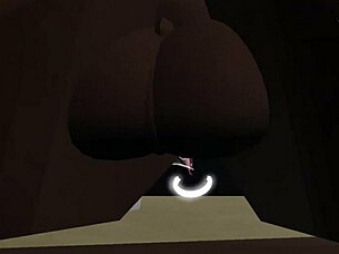 Massive BBC Stretches Out Big Booty Latina in Wild Roblox Encounter