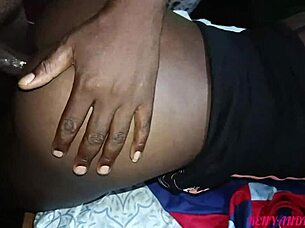 Real amateur couples engaged in intense hardcore doggystyle banging