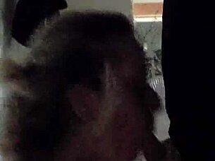 Fucking and cumming in horny wife's mouth