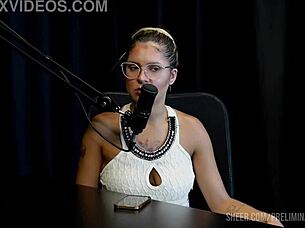 Oh wow, check out Barbara Sol's hottest moments in that preliminares podcast with Bia Hot - part 1 on Sheer Red!