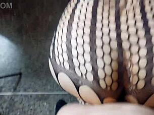 fucking his hot wife in sexy lingerie passionately