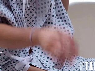 IMPATIENT patient Dana Vespoli tempts petite Liz Jordan into taboo pov encounter.