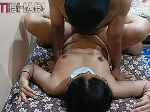 uh misti bhabi gets fucked by husband friend in homemade creampie