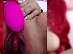 Why Not Dive into Aimee Hot MILF's Juicy Private Show with Wet Toy Play?