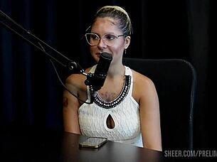 Oh wow, check out Barbara Sol's hottest moments in that preliminares podcast with Bia Hot - part 1 on Sheer Red!